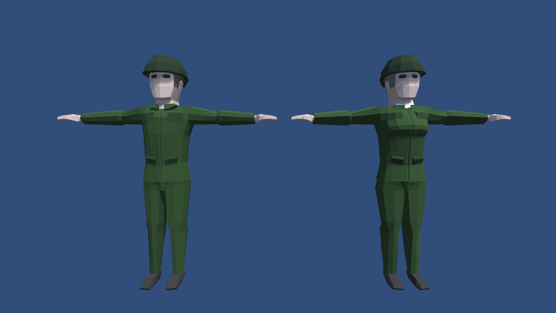 9t5 Low Poly Characters - Occupations Low-poly 3D model_2