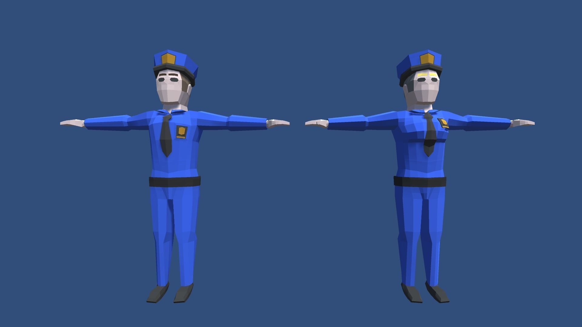 9t5 Low Poly Characters - Occupations Low-poly 3D model_13
