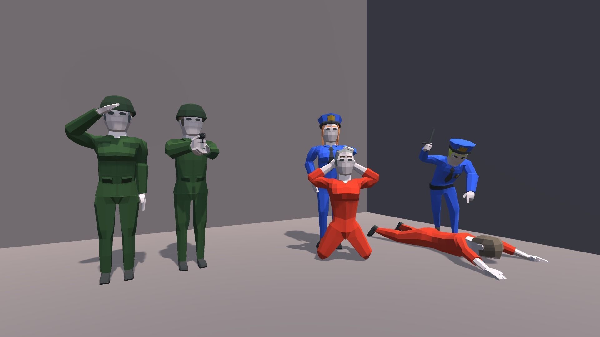 9t5 Low Poly Characters - Occupations Low-poly 3D model_24