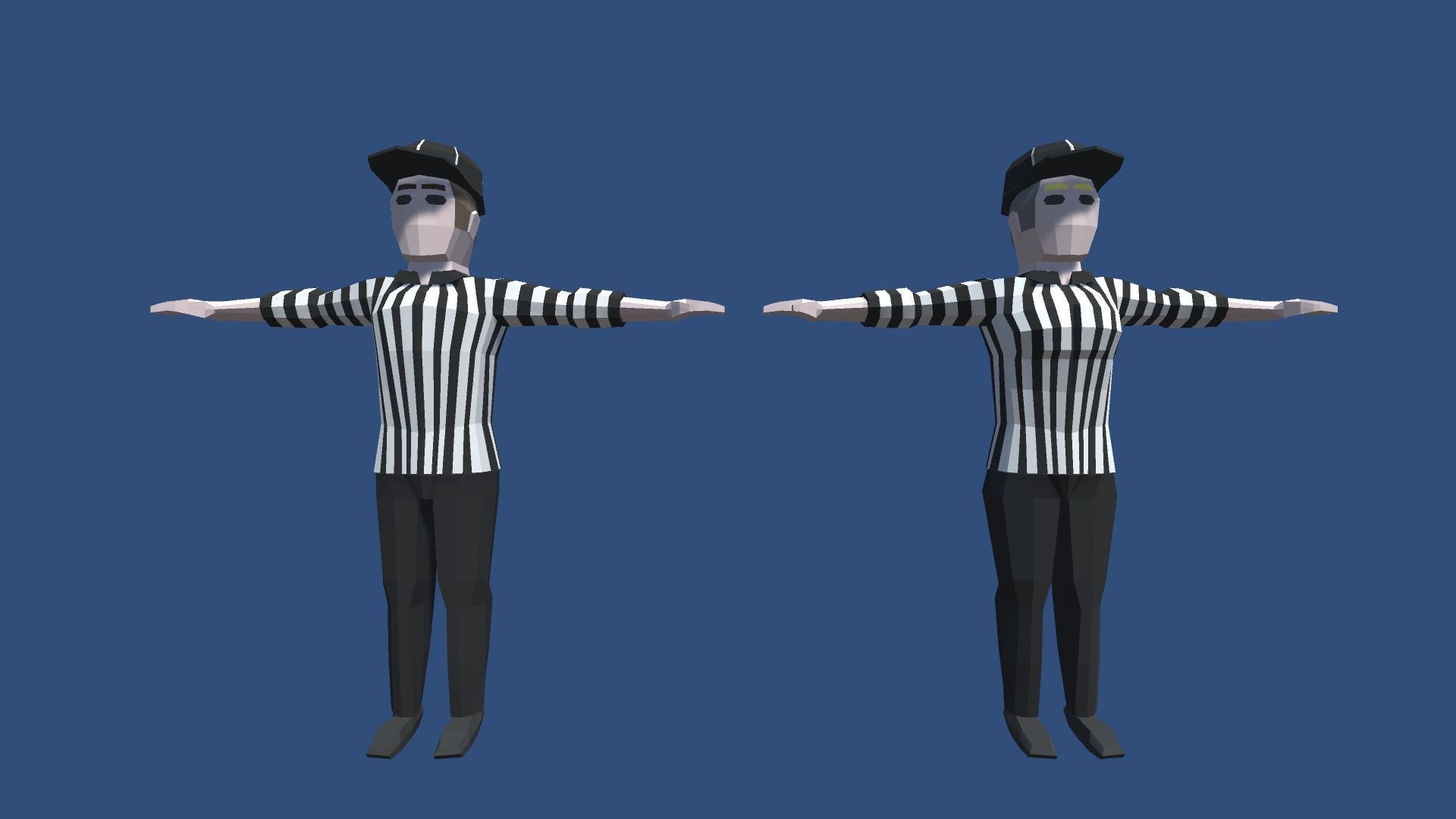 9t5 Low Poly Characters - Occupations Low-poly 3D model_14