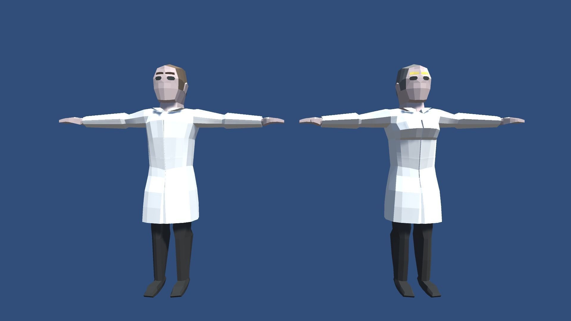 9t5 Low Poly Characters - Occupations Low-poly 3D model_15
