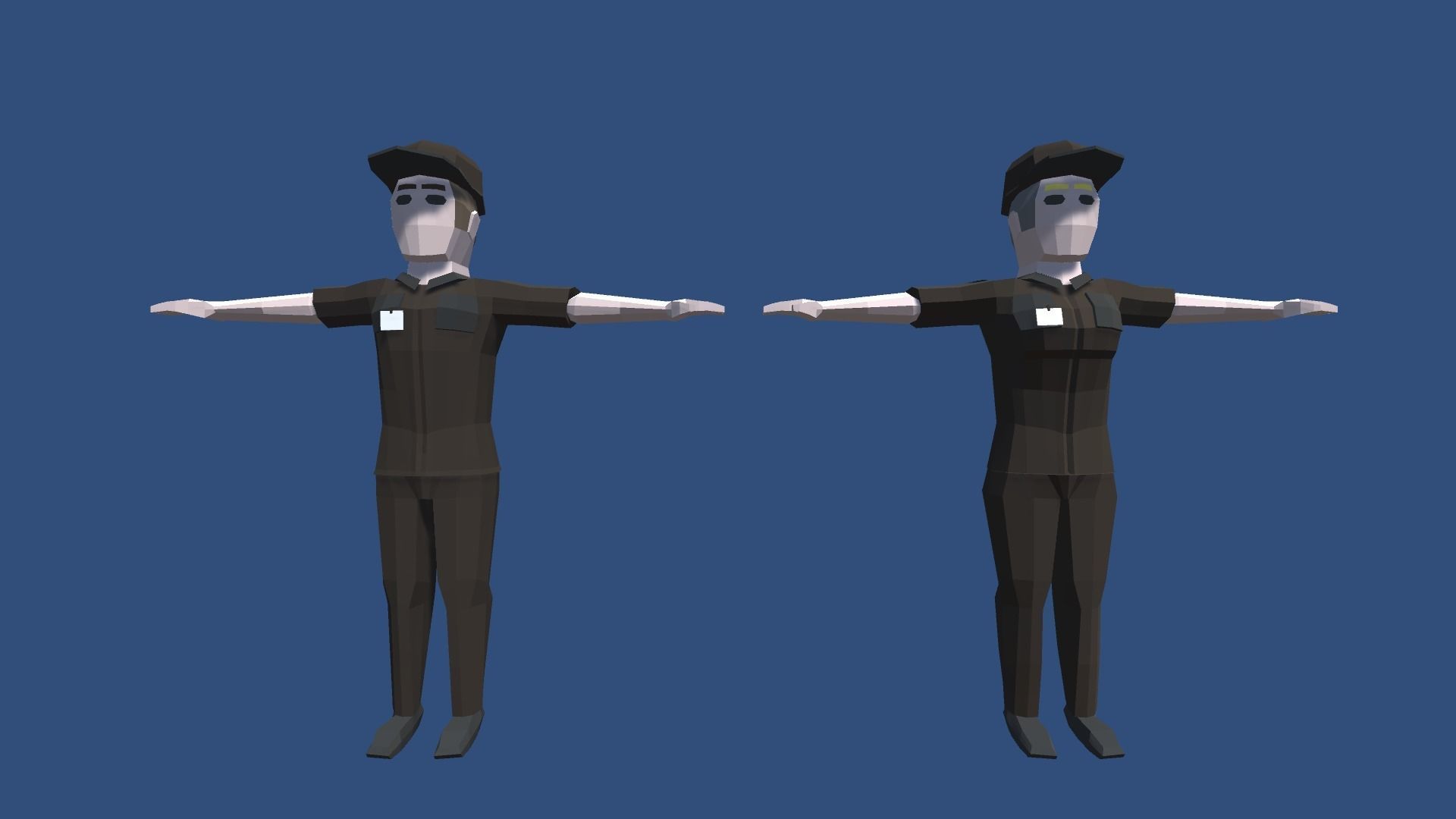 9t5 Low Poly Characters - Occupations Low-poly 3D model_6