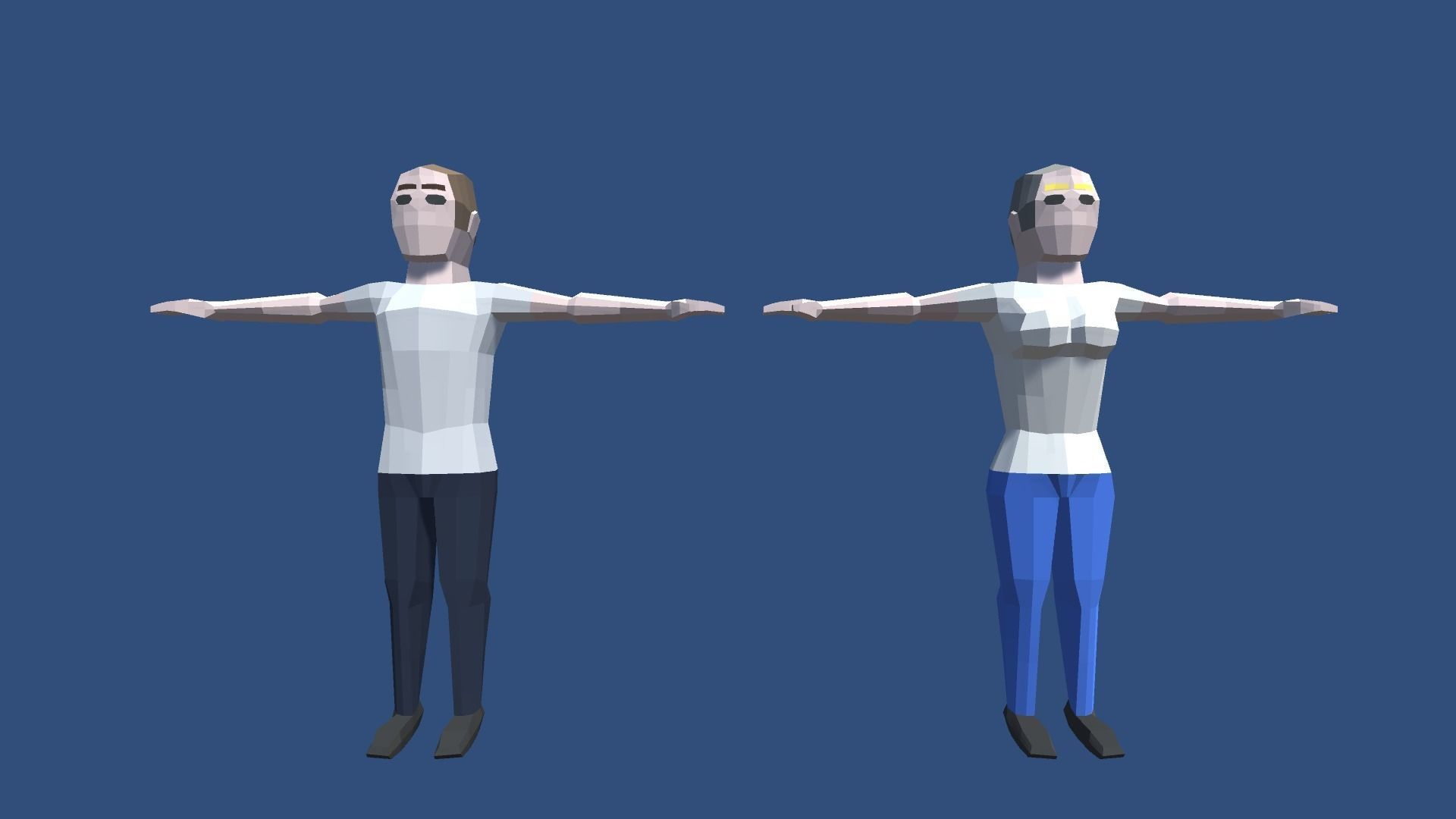 9t5 Low Poly Characters - Occupations Low-poly 3D model_1