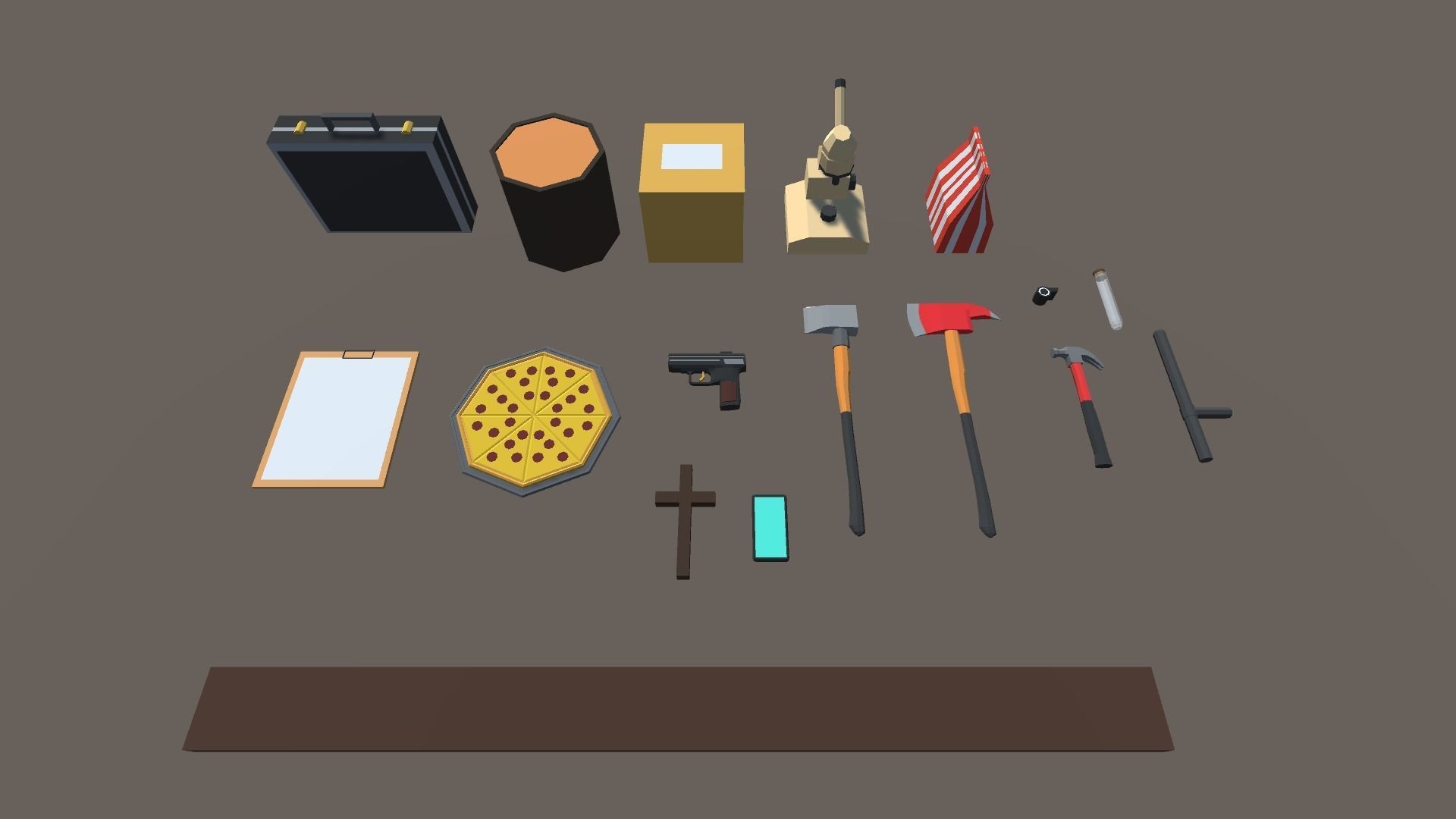 9t5 Low Poly Characters - Occupations Low-poly 3D model_25