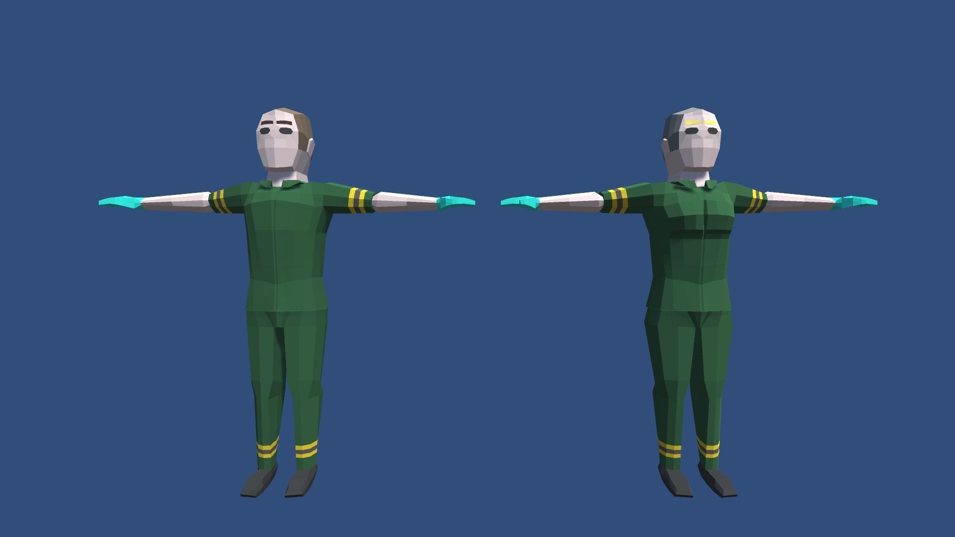 9t5 Low Poly Characters - Occupations Low-poly 3D model_12