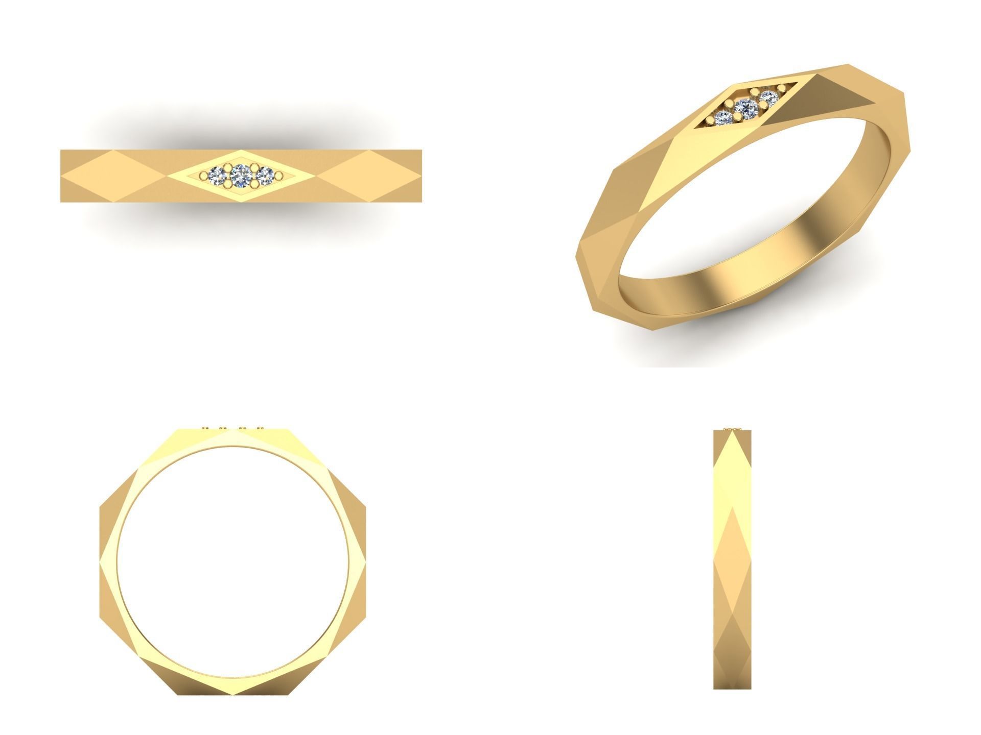 Ring shp 3D print model_5