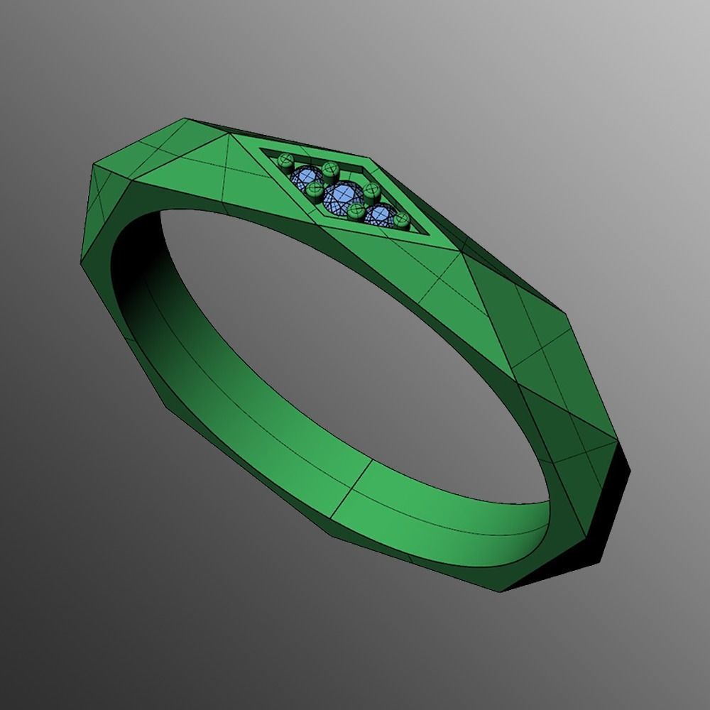 Ring shp 3D print model_2