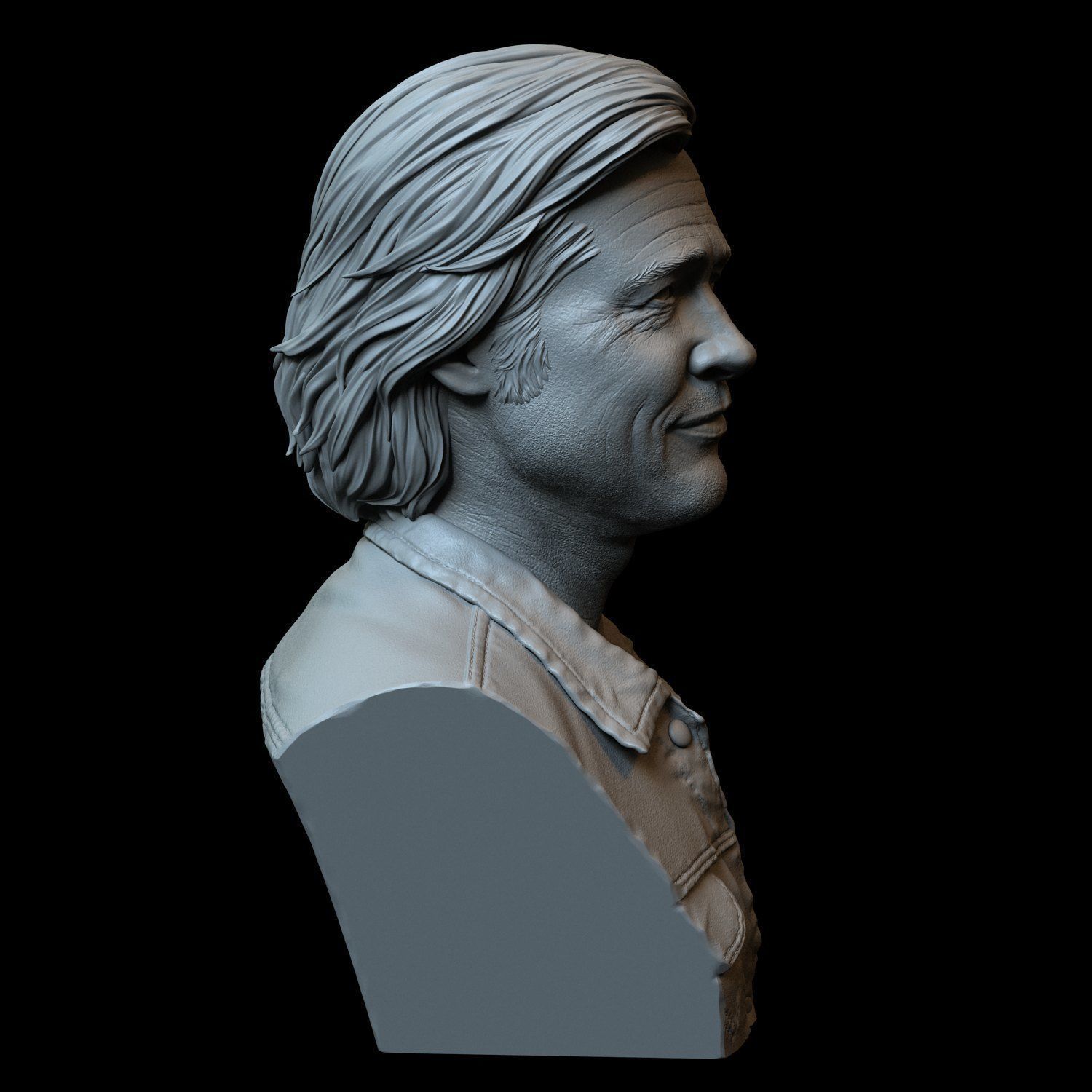Brad Pitt 3D print model_18
