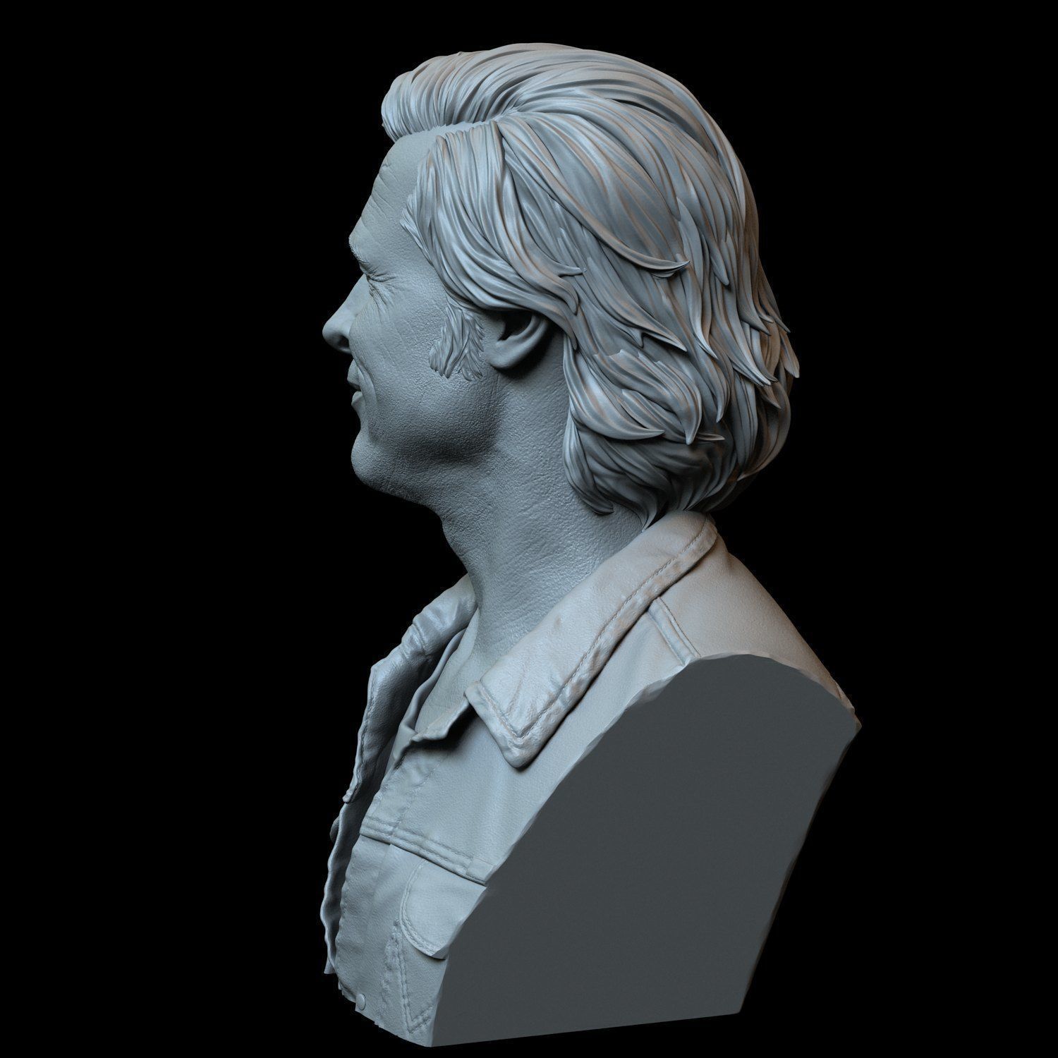 Brad Pitt 3D print model_15