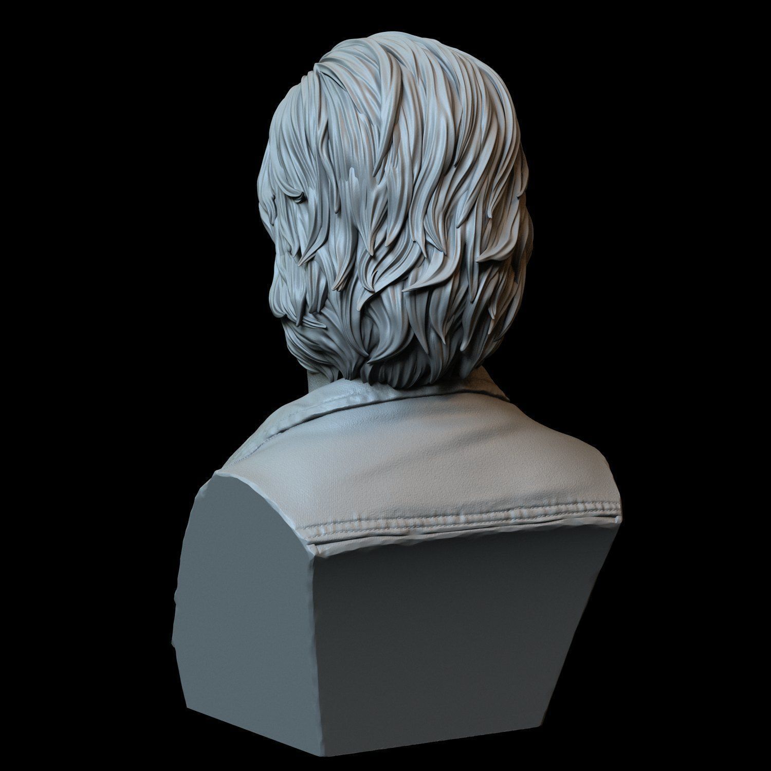 Brad Pitt 3D print model_16
