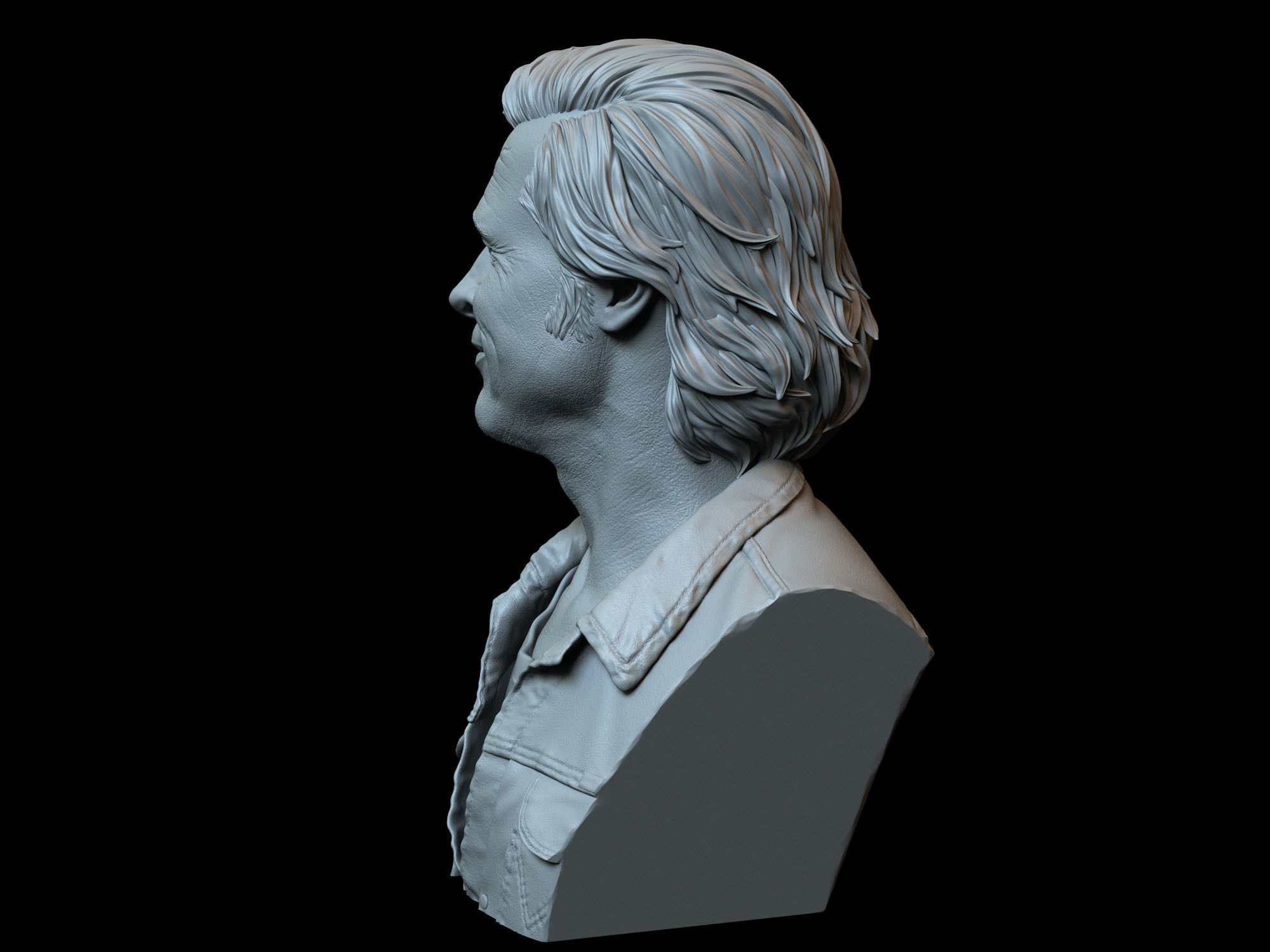 Brad Pitt 3D print model_5