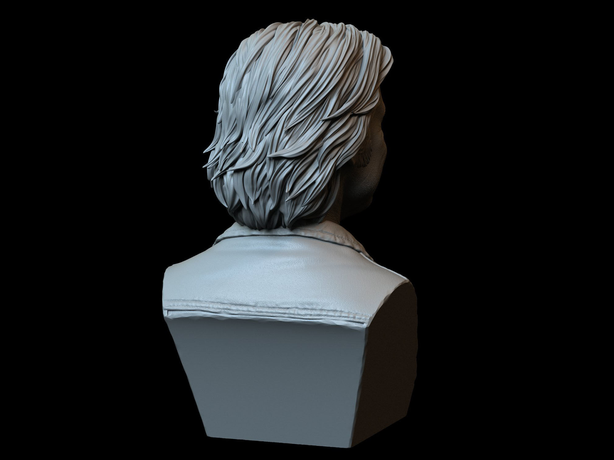 Brad Pitt 3D print model_7