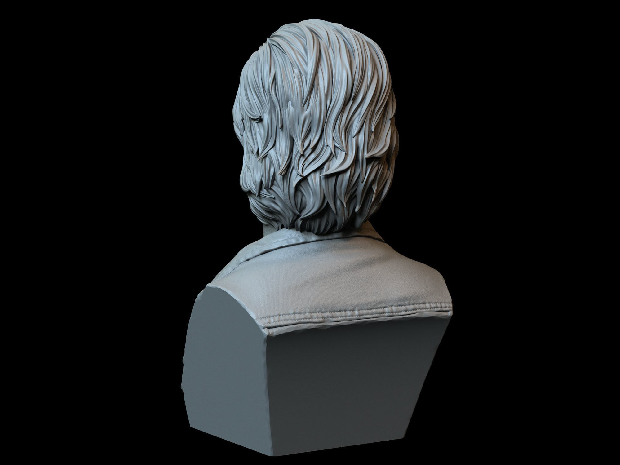 Brad Pitt 3D print model_6