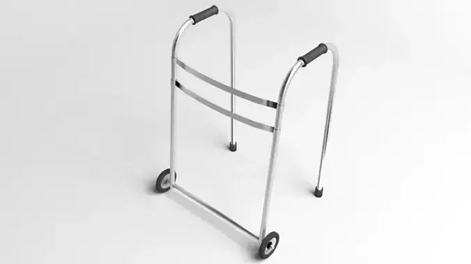 Walker with Front-Wheeled