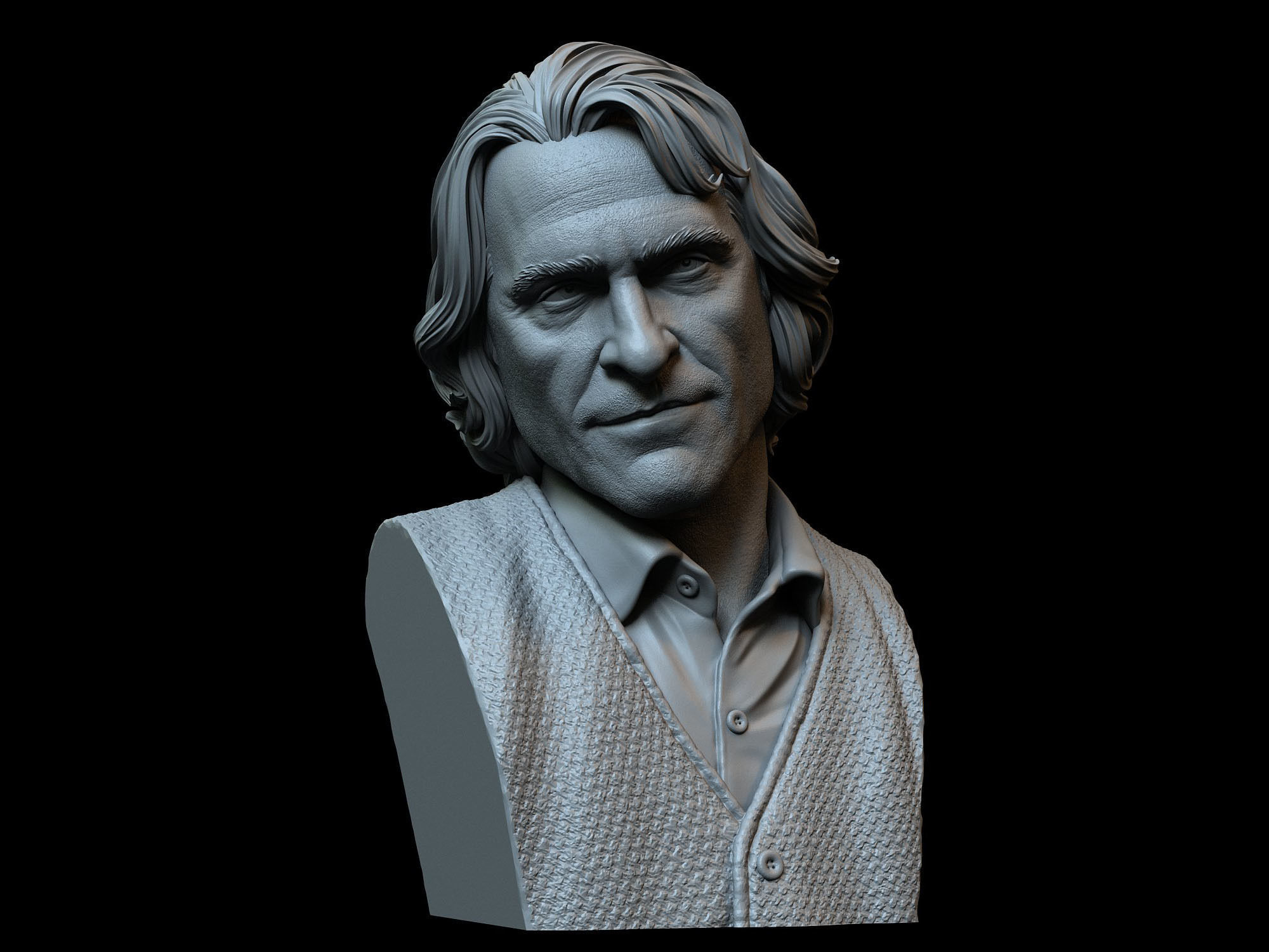 Arthur Fleck  Joaquin Phoenix  from Joker movie 3D print model_1