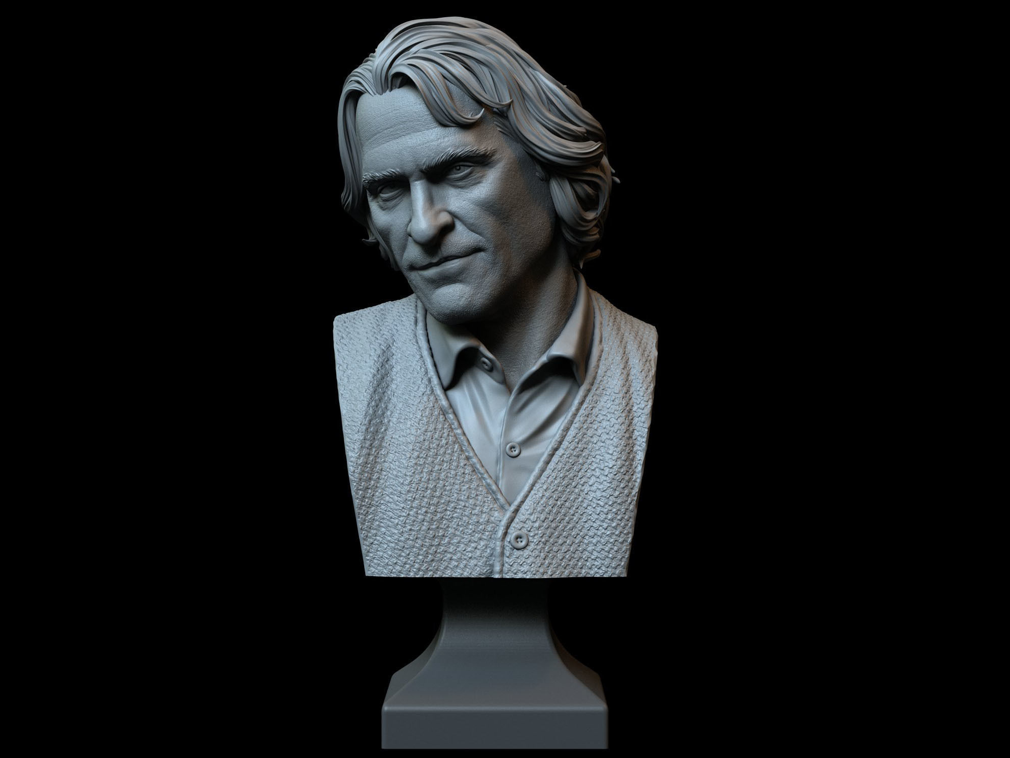 Arthur Fleck  Joaquin Phoenix  from Joker movie 3D print model_3