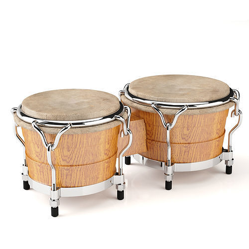 Bongo drum 3D model