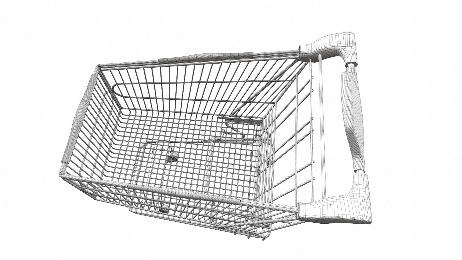 Shopping cart 2 3D model_15