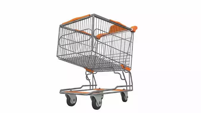 Shopping cart 2 3D model