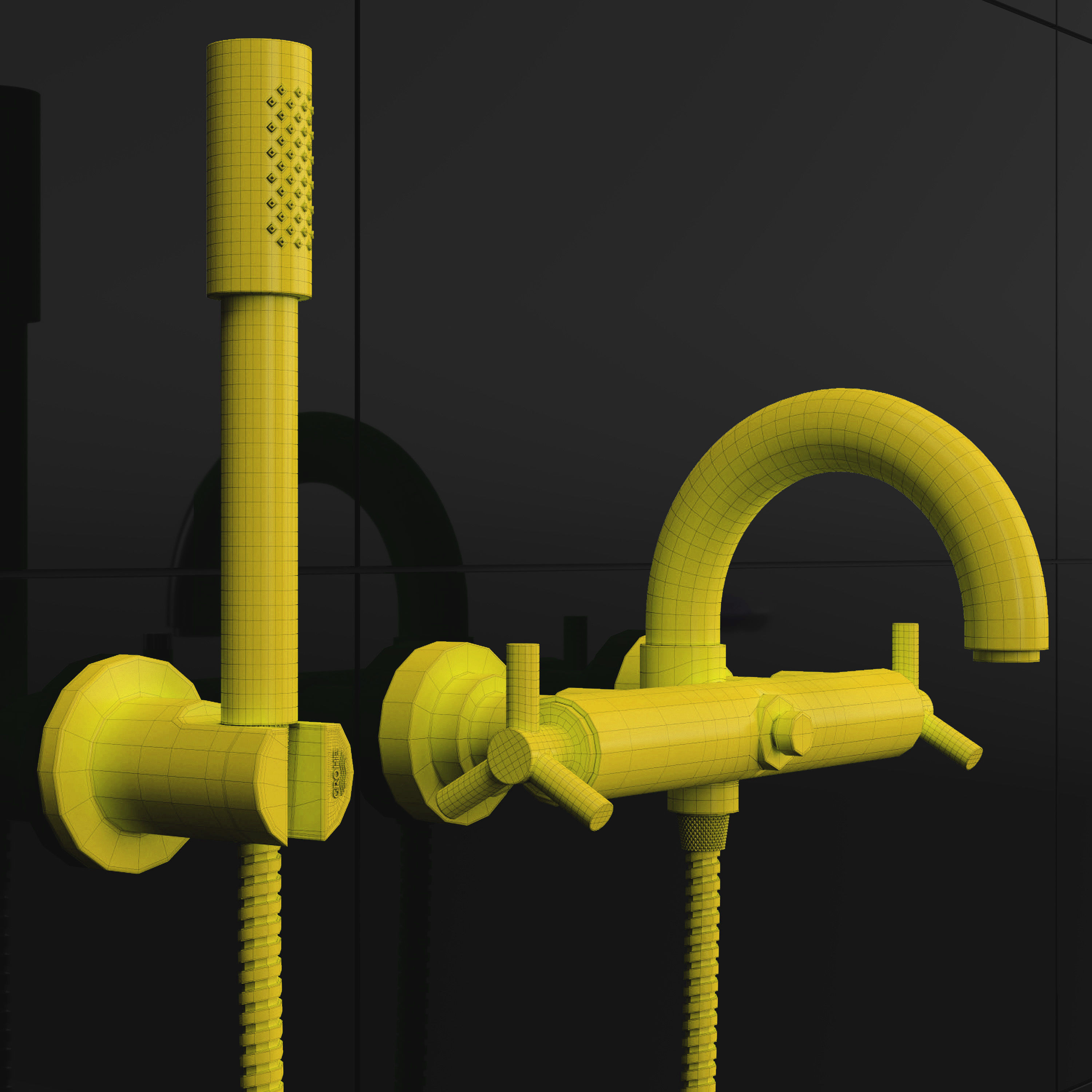 Faucets Grohe 3D model_23