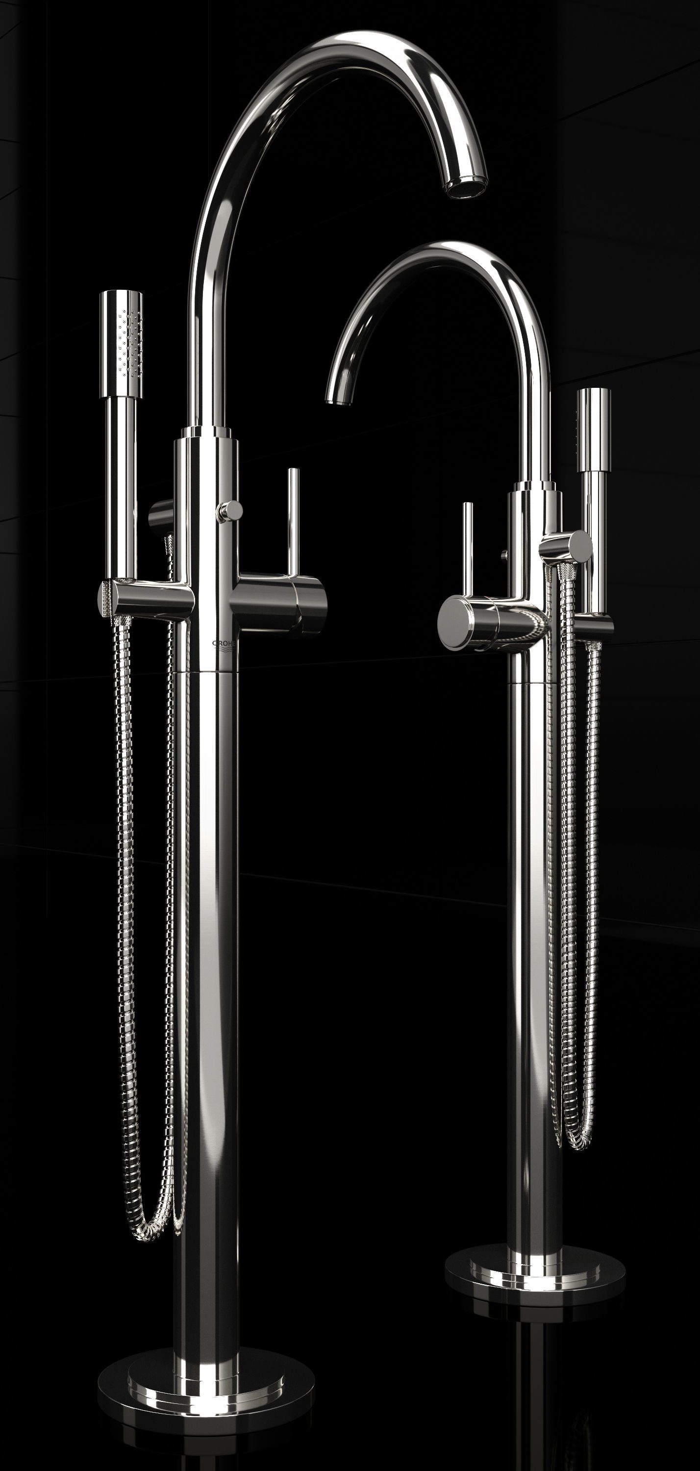 Faucets Grohe 3D model_9