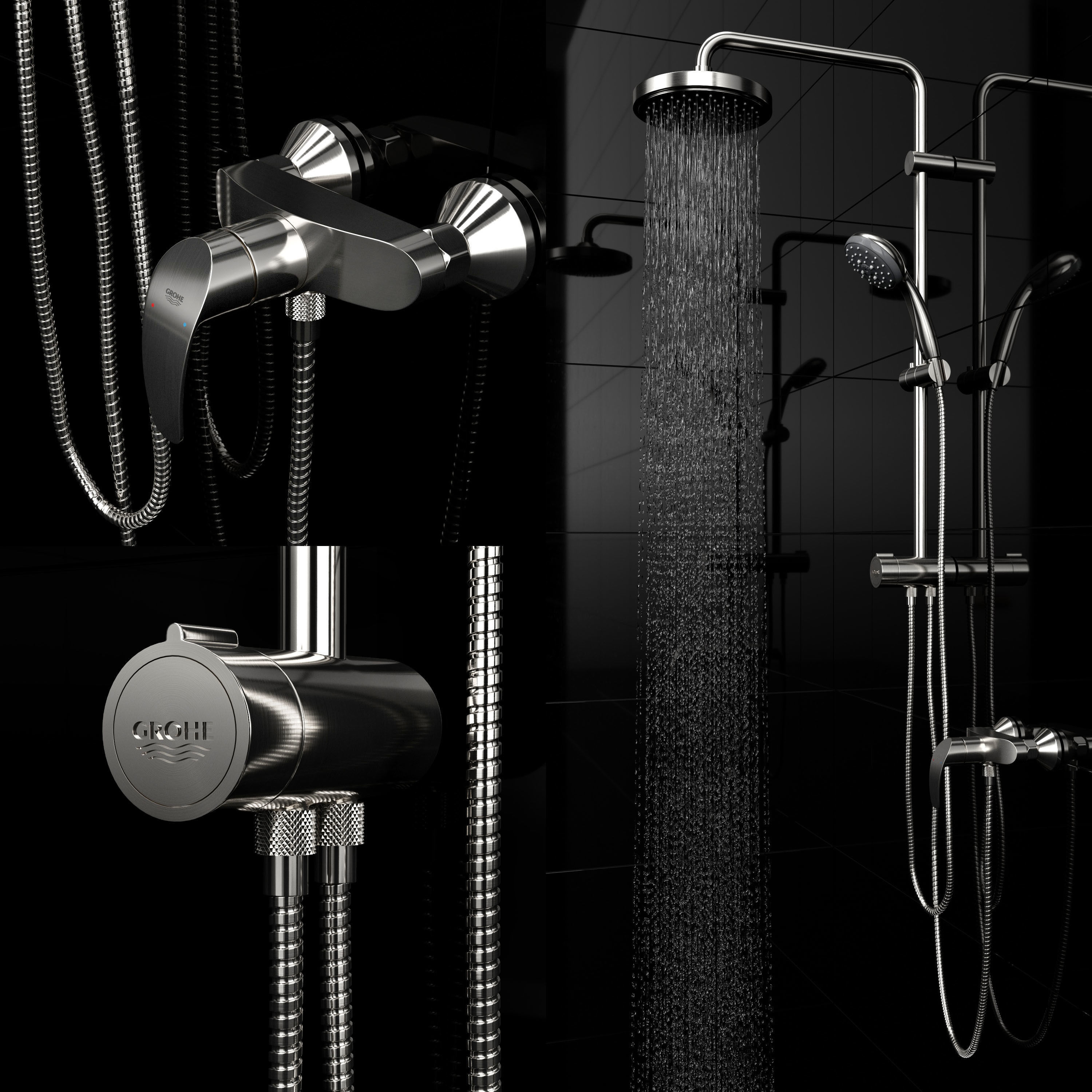 Faucets Grohe 3D model_1