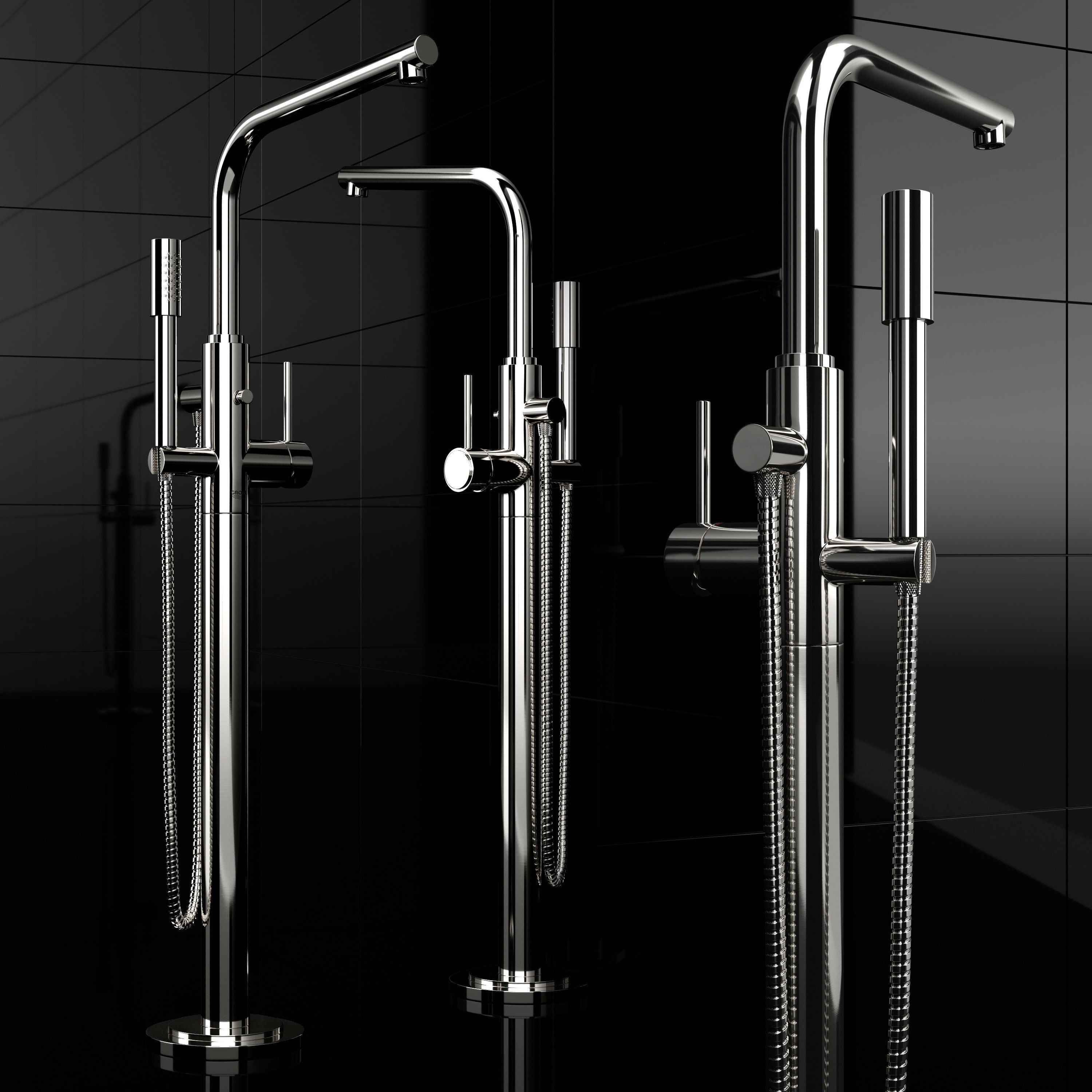 Faucets Grohe 3D model_10