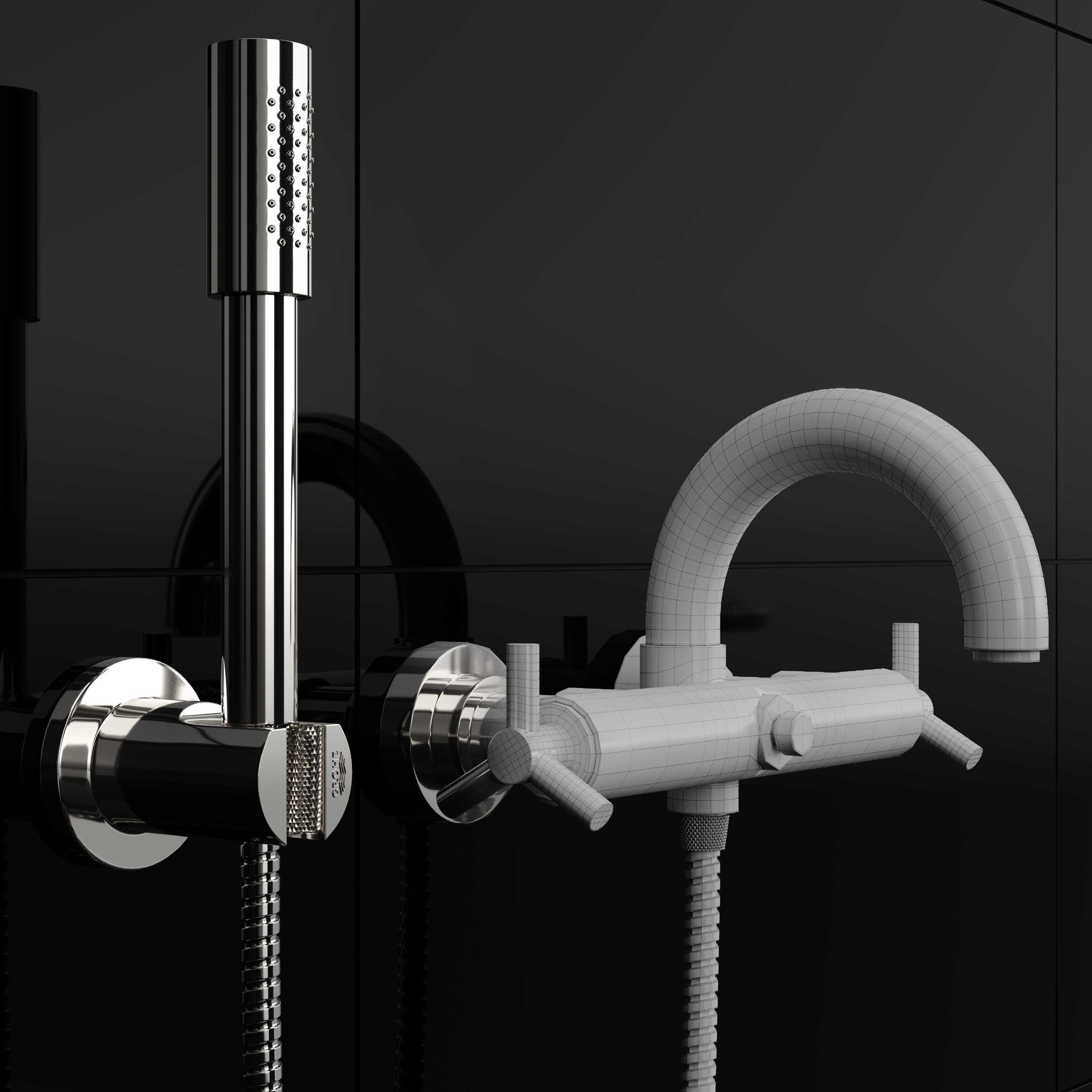 Faucets Grohe 3D model_26