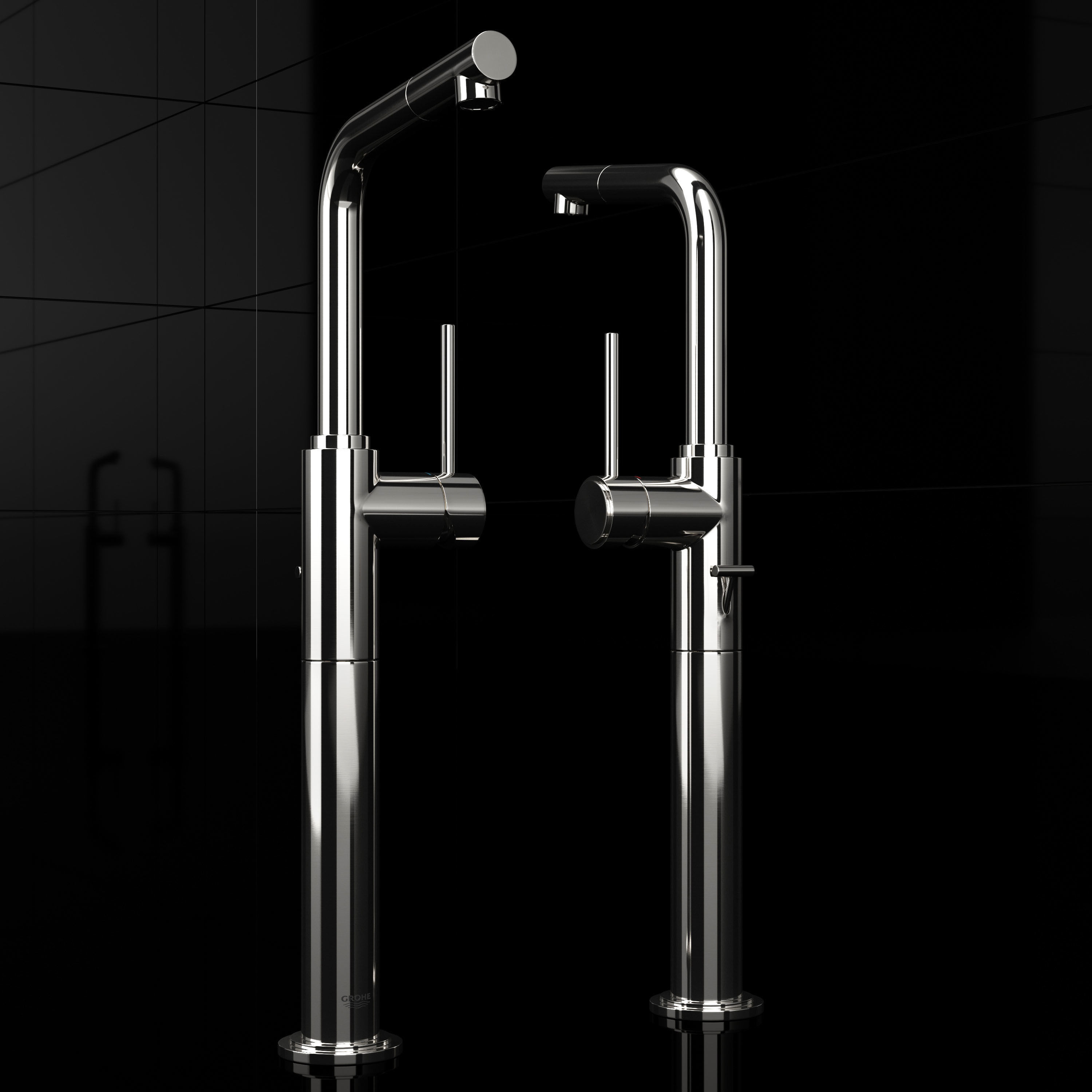 Faucets Grohe 3D model_11