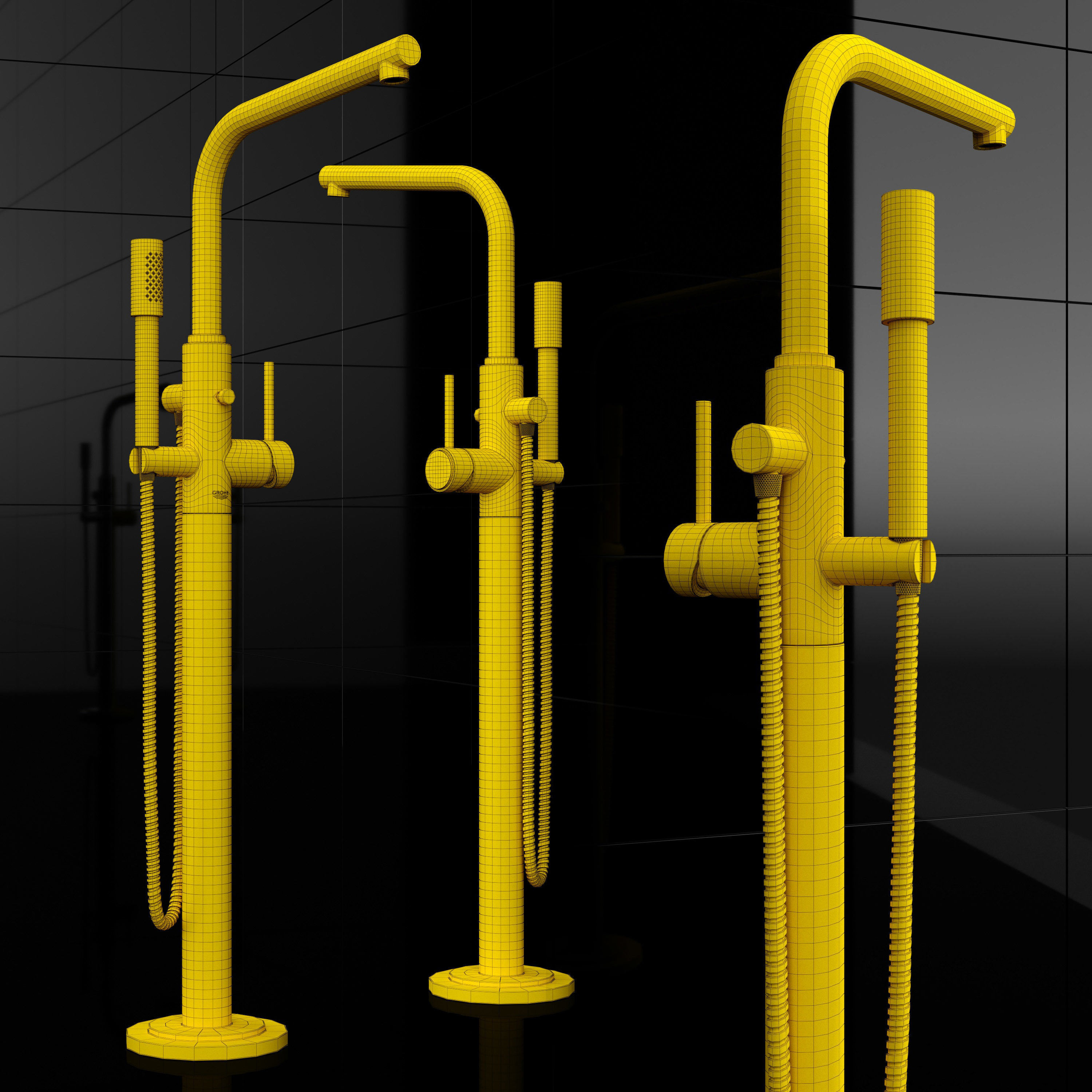 Faucets Grohe 3D model_30
