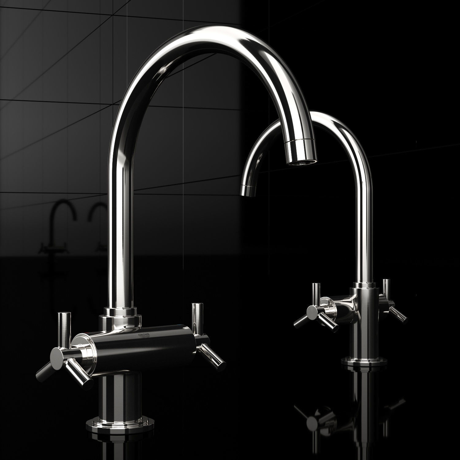 Faucets Grohe 3D model_43