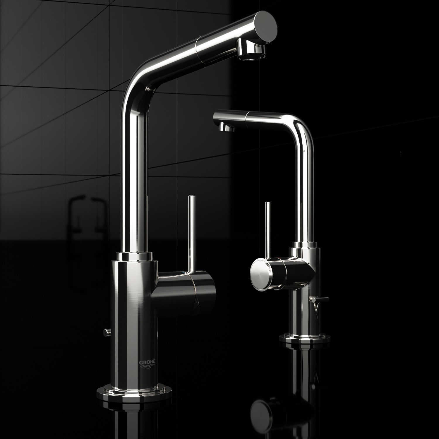 Faucets Grohe 3D model_45