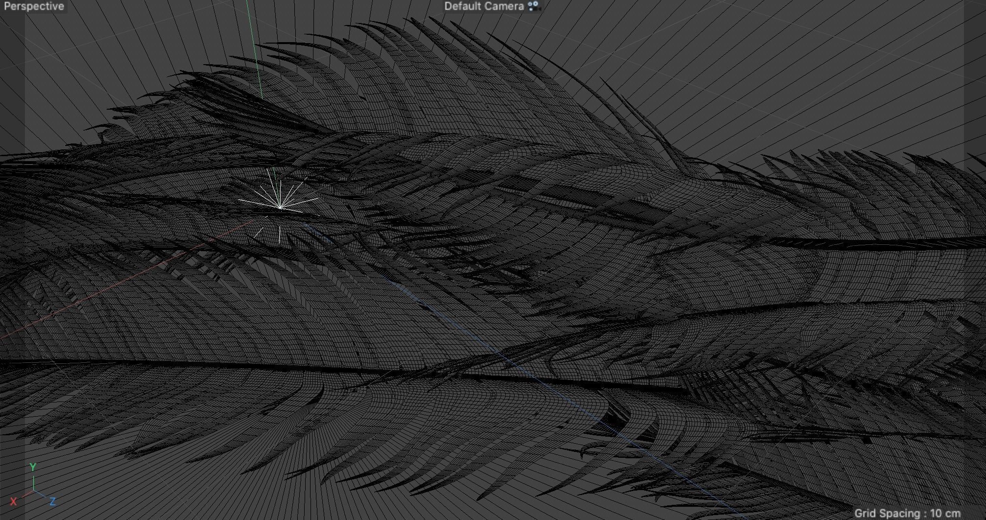 Palm Leaves 3D model_2