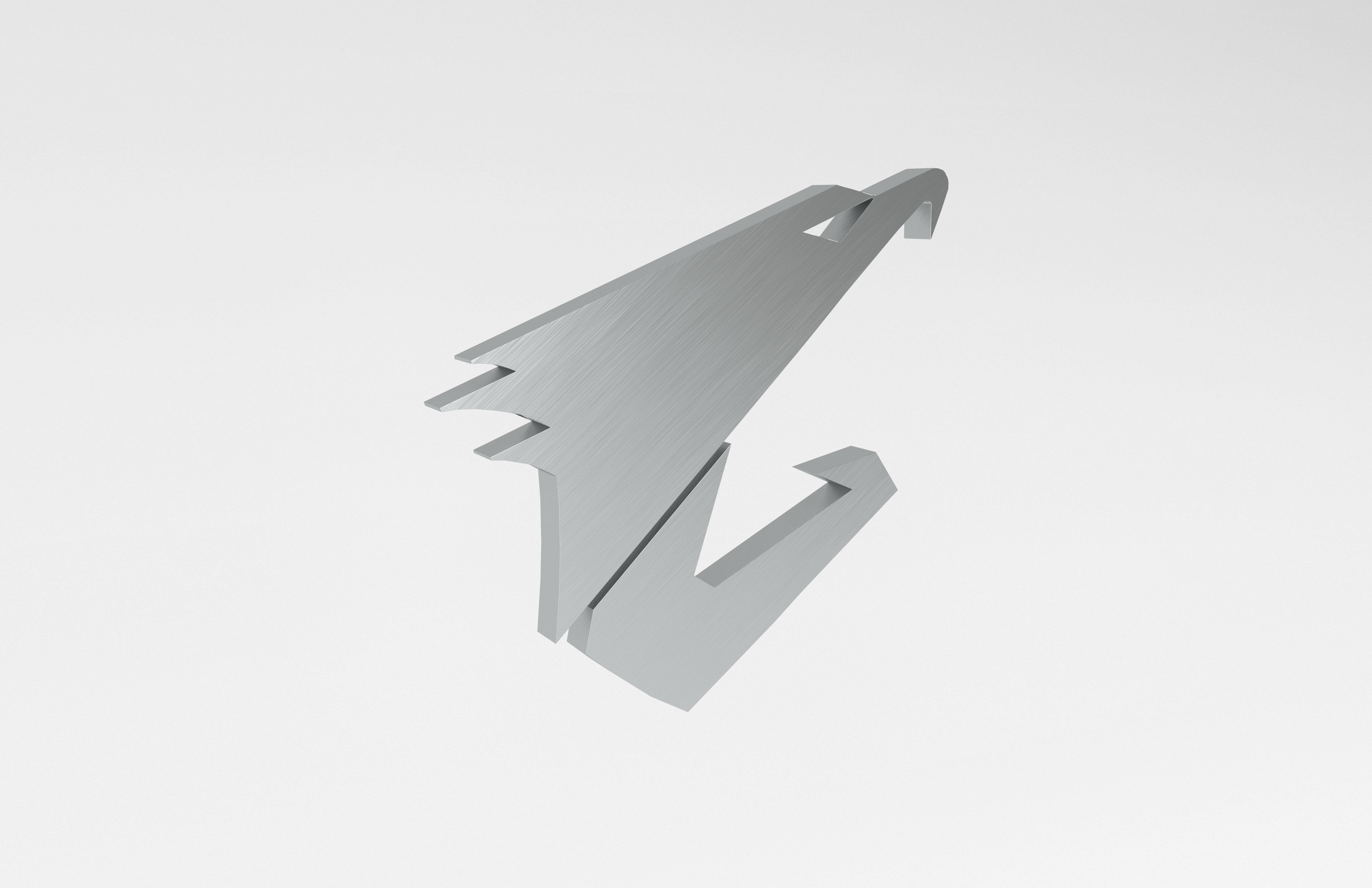 Aorus Logo v1 006 Free low-poly 3D model_3
