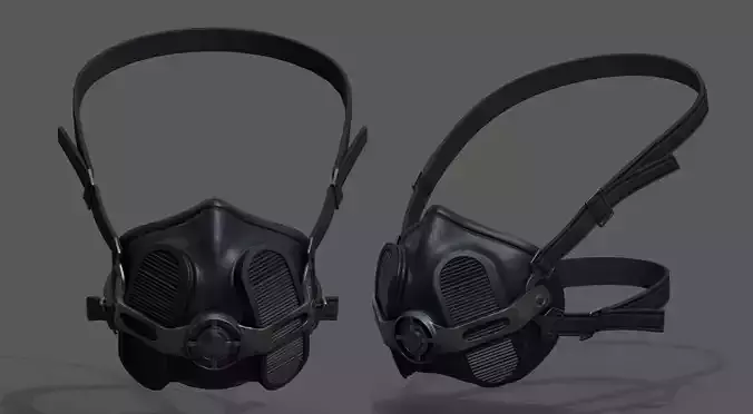 Gas mask helmet scifi futuristic military protection classic 