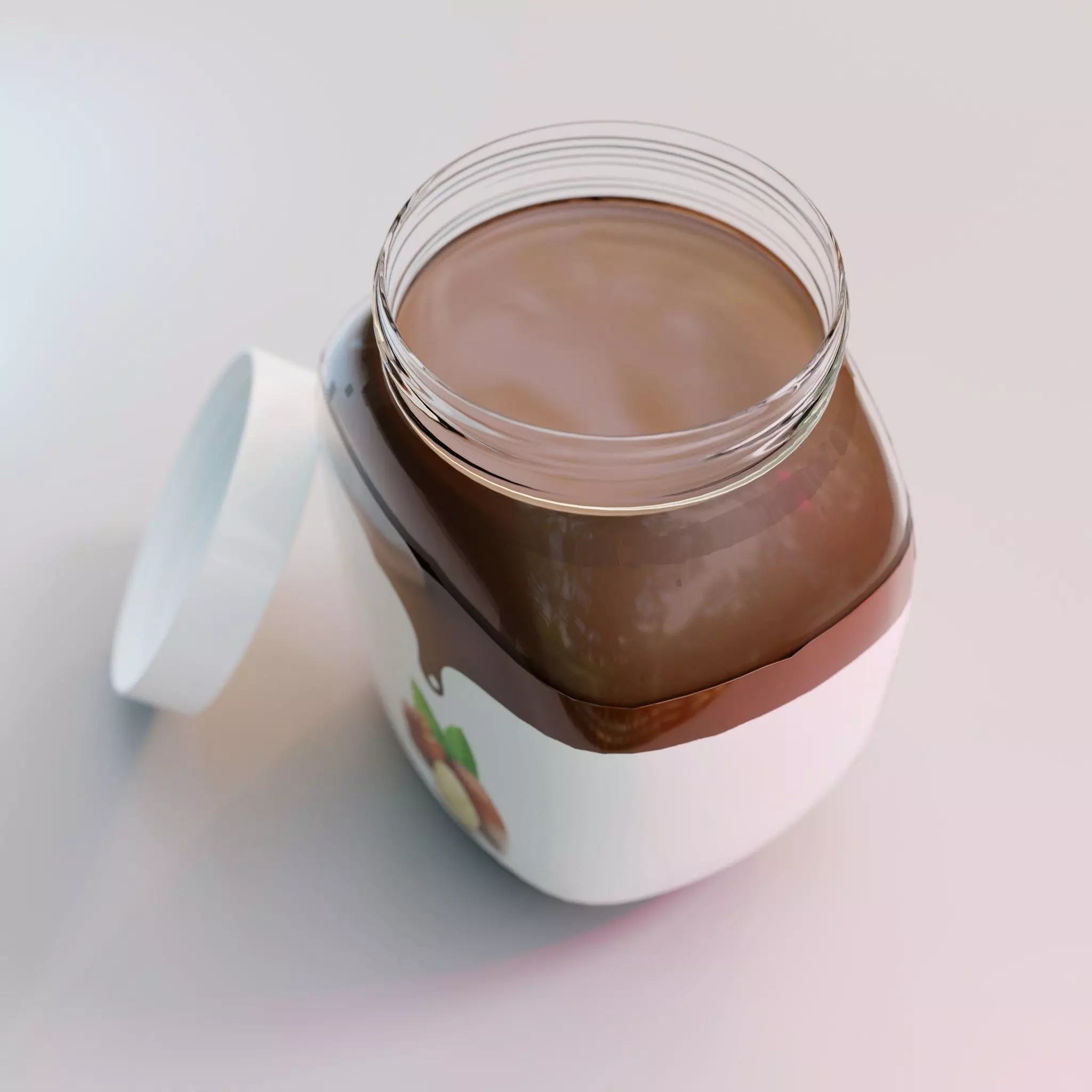 chocolate bottle Free 3D model_0