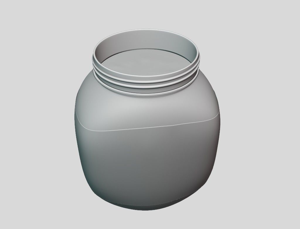 chocolate bottle Free 3D model_5