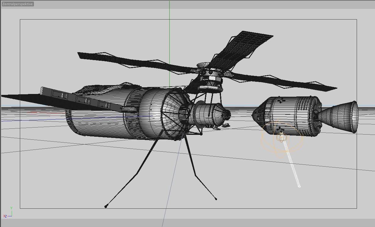 Skylab 1973 Free 3D model_1