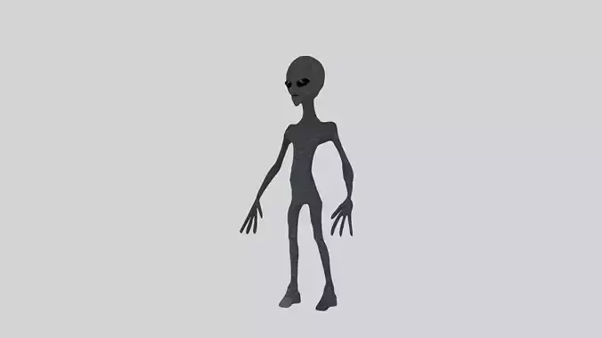 ALIEN DONE IN THE BLENDER 3D model