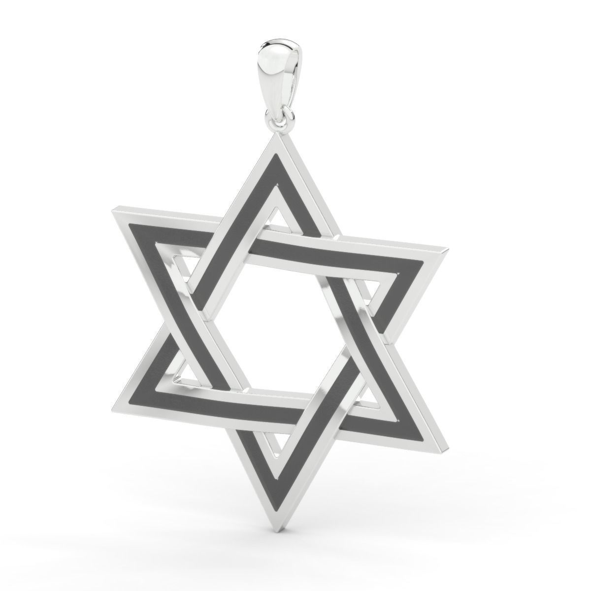 star of David 3D print model_17