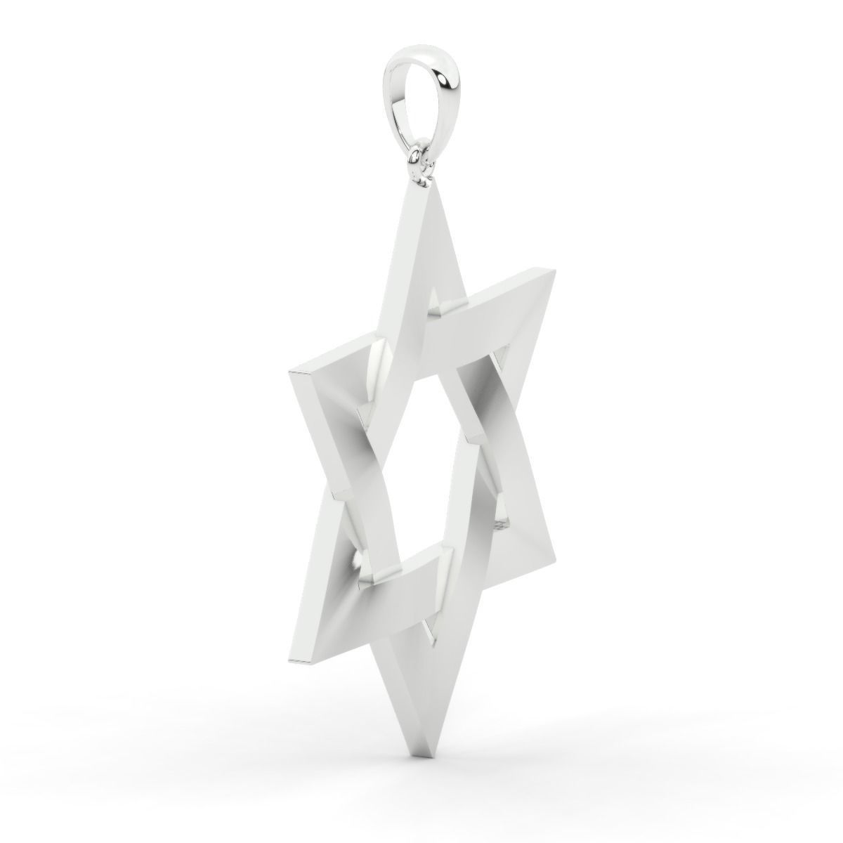 star of David 3D print model_14