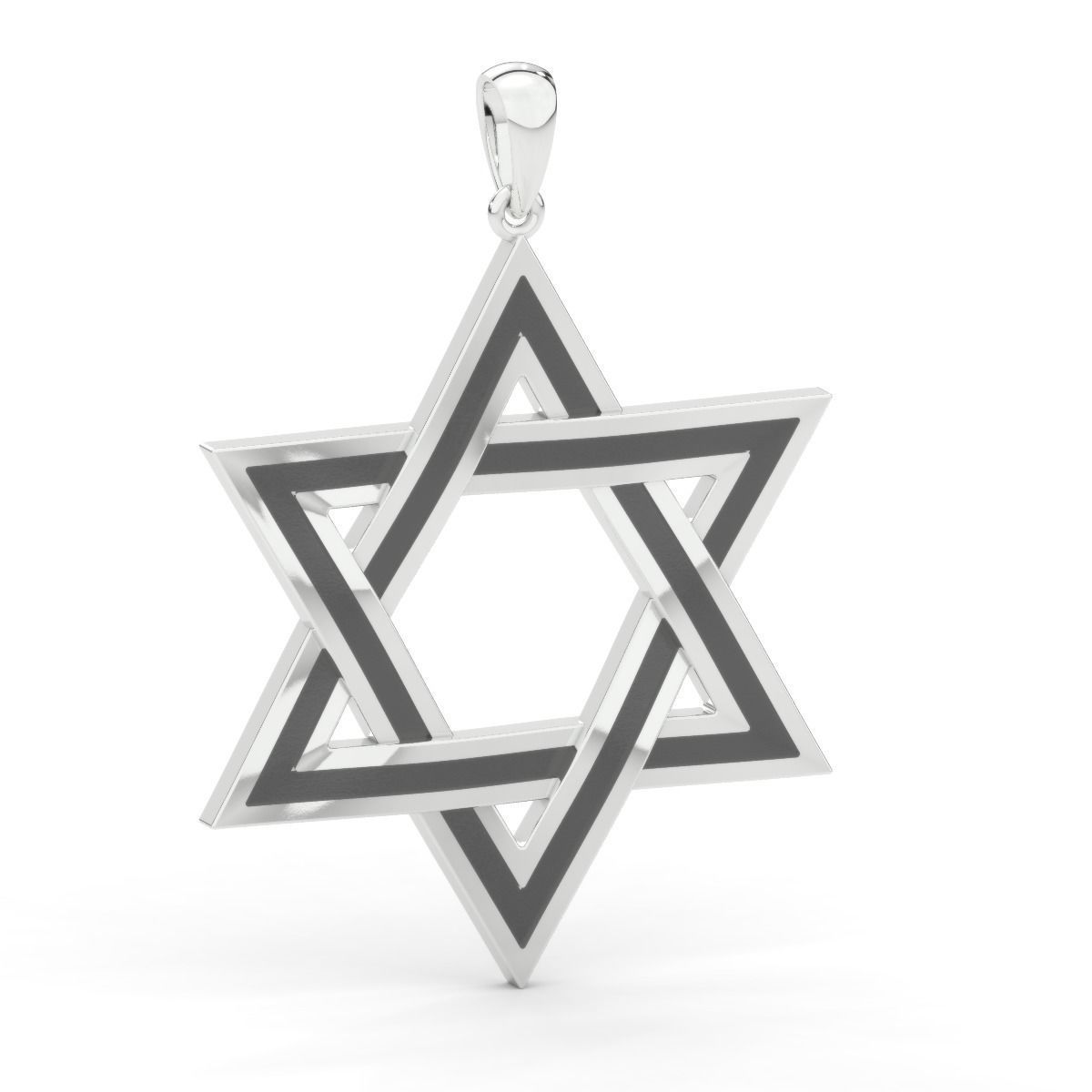 star of David 3D print model_9