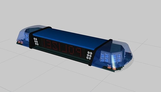 zirkon lightbar 3D model
