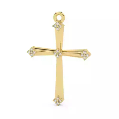 pendant cross 3D print model
