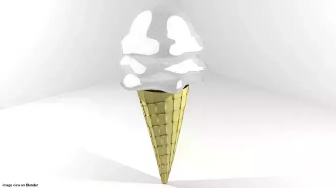 Ice-Cream Cone 3D model