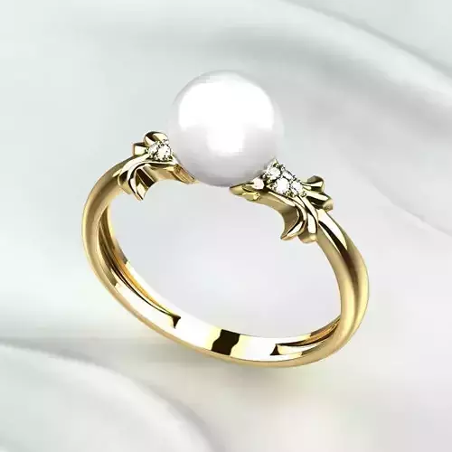 Single Pearl Ring