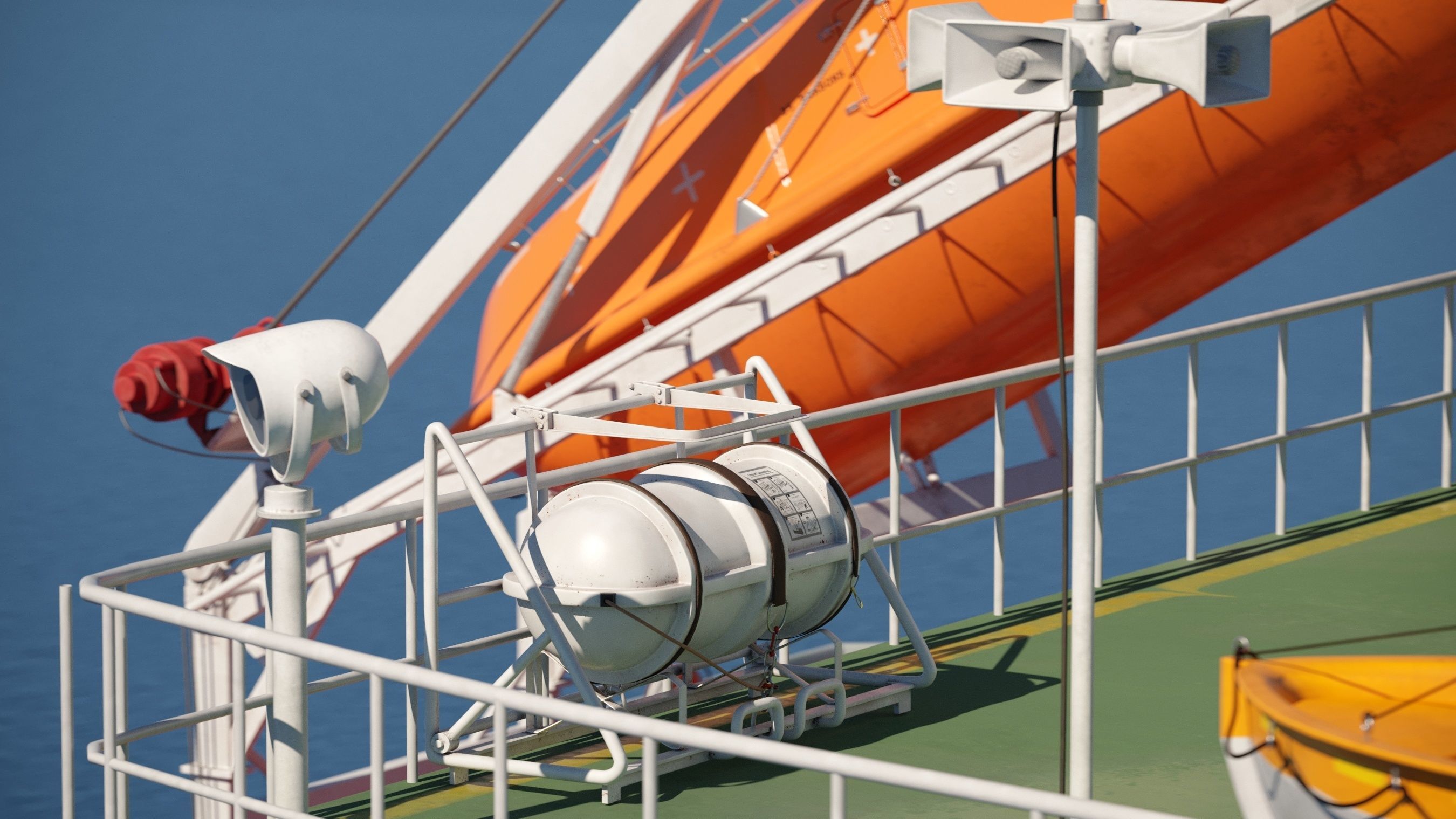 Container ship generic 3D model_19