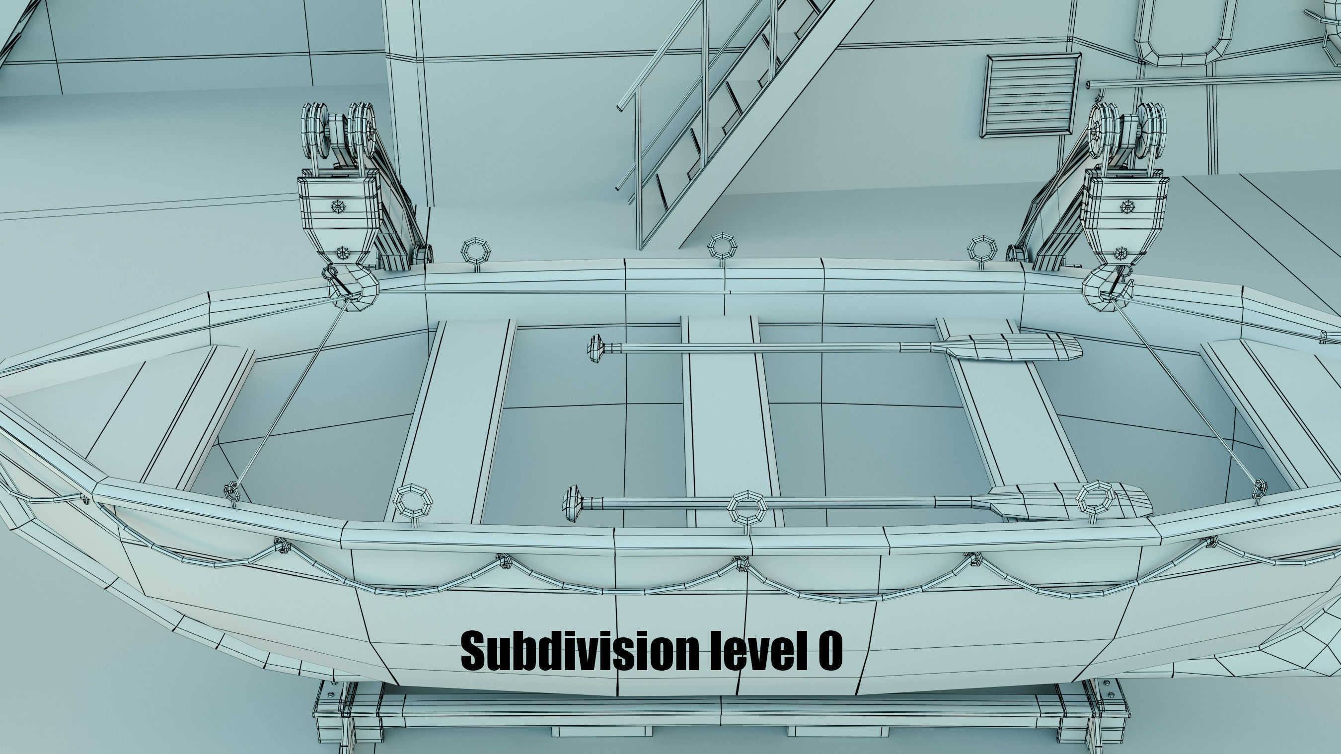 Container ship generic 3D model_40