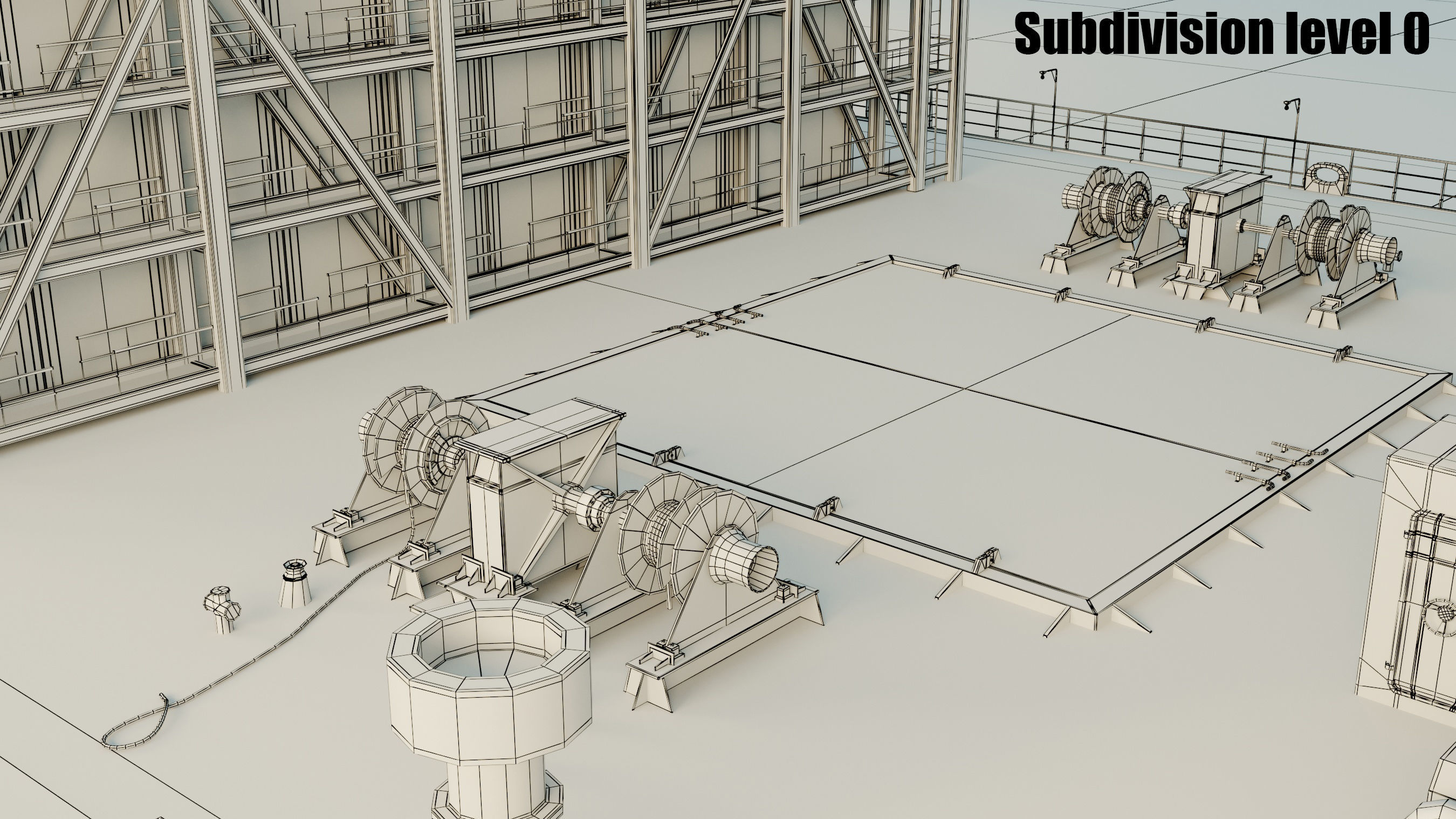 Container ship generic 3D model_44