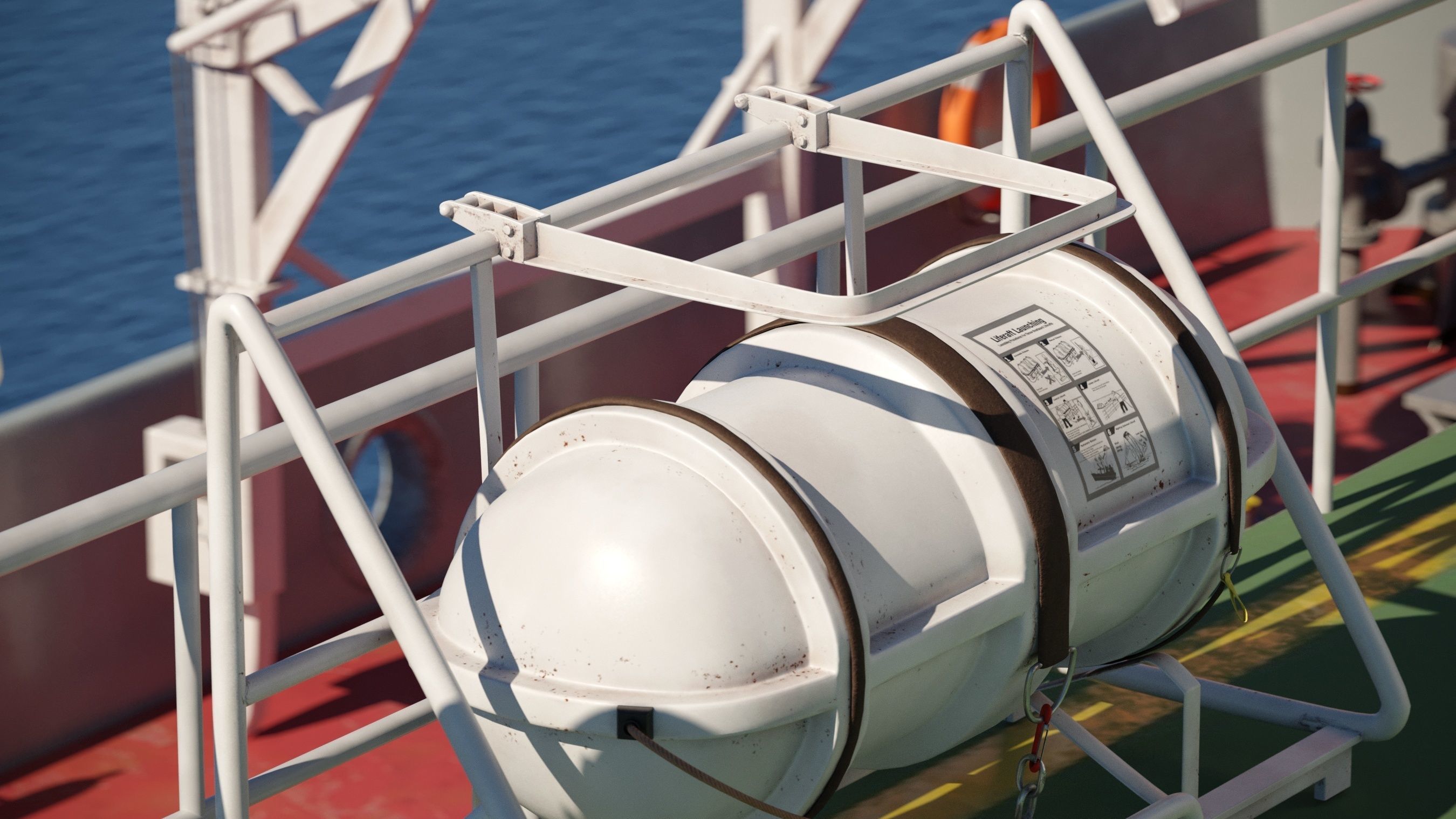 Container ship generic 3D model_20